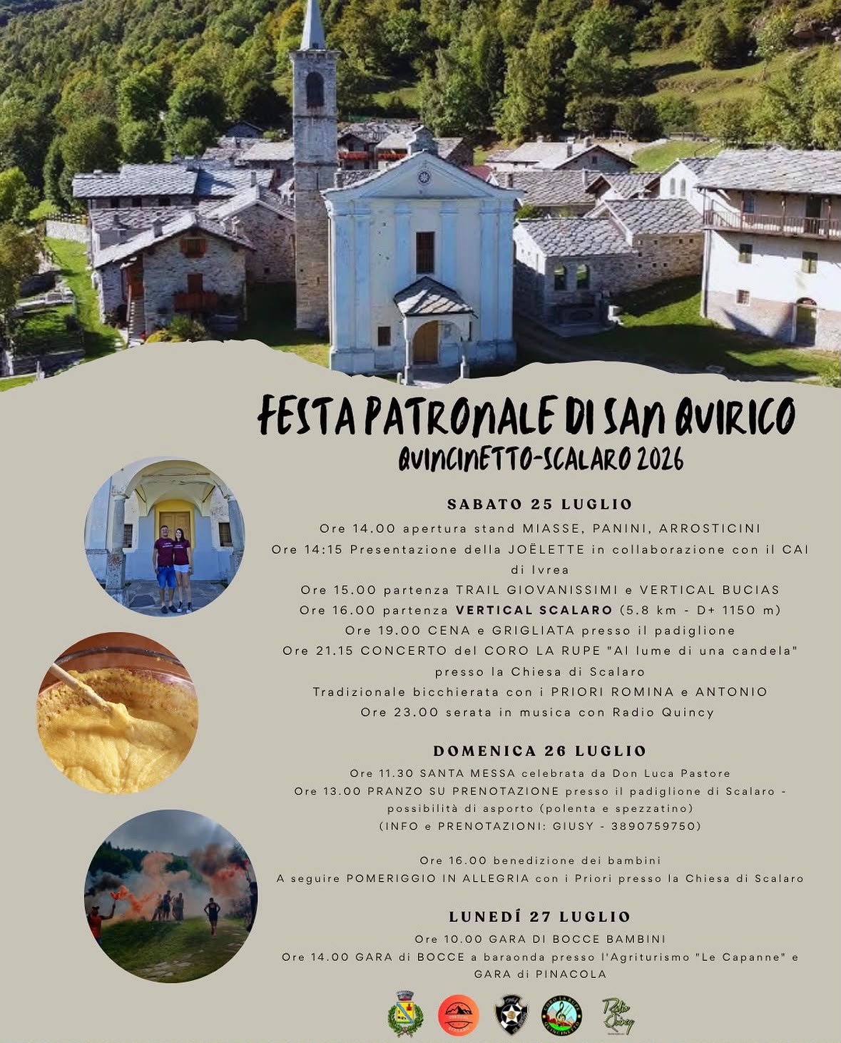 Manifesto Festa Patronale di San Quirico